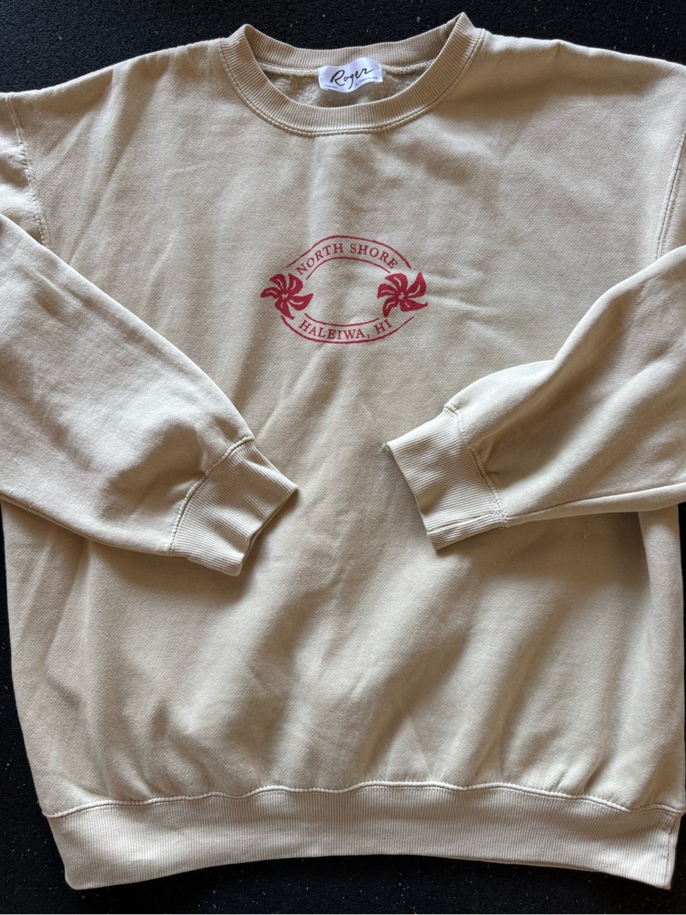North shore Hawaii graphic sweatshirt